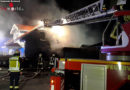 D: Feuer unter Carport schlägt auf Wohnhaus über