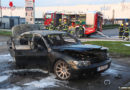 Oö: Auto-Vollbrand in Lambach