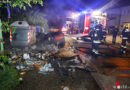 Oö: Brand zweier Papiercontainer in Wels