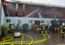 Nö: Stallgebäude mit 600 Ferkel in Brand geraten
