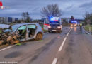 Oö: Unfall mit vier Fahrzeugen in Wernstein: zwei Eingeklemmte