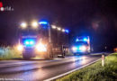 D: Feuerwehrfahrzeug im Einsatz bewusst auf der Kreuzung in Stuttgart behindert