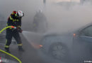 Nö: Kombi brennt auf Pannenstreifen auf der A 2