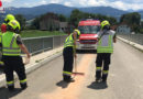 Stmk: Ölspur in Kobenz, Unfall in Spielberg