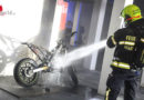 Oö: Brennendes Moped in Wohnhaus-Tiefgarage in Marchtrenk