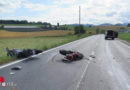 Schweiz: Storch aus Auslöser für Unfall mit zwei Motorrad, einem Auto und zwei Verletzten