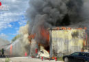 D: Großbrand einer Kfz-Werkstatt in Offenburg