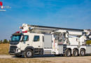Neue Rosenbauer-Hubrettungsgeräte in Karlsruhe vorgestellt