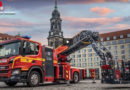 D: Neue 23/12-Drehleiter der Feuerwehr Dresden auf Scania