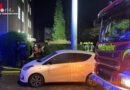 D: Ursprünglich gemeldeter Wasserrohrbruch entwickelt sich zu Küchenbrand