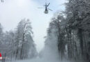 Schweiz: Schnee-Downwash per Hubschrauber erlaubt Straßenöffnung