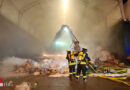 D: Ausgelöste Brandmeldeanlage → Vollalarm bei Müllbrand in Recycling-Unternehmen in Werne