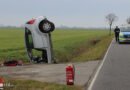 D: „Kopfstand“ eines Pkw nach Verkehrsunfall bei Vettweiß