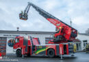 D: Erste Drehleiter für Feuerwehr Trappenkamp → eine Metz-Rosenbauer-DLK 23/12