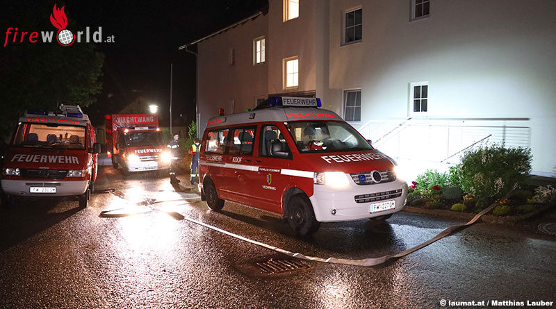 Heftige Gewitter führen zu mehreren Feuerwehreinsätzen