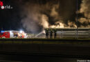 Oö: Brand eines Lkw mit Aluminium-Schrott auf der Pyhrnautobahn