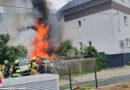 Oö: Vollbrand einer Garage in Linz-Ebelsberg