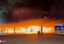 D: Brandmeldealarm → 20 Busse in Stuttgart am SSB-Betriebsgelände in Flammen