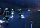 Oö: Pkw kam von Straße ab und überschlug sich bei Maria Neustift