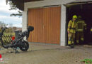 Bayern: Garagenbrand in Übersee → mutige Nachbarn verhindern Gebäudebrand