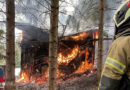 Sbg: Schwierige Wasserversorgung bei Brand einer Waldhütte in Mittersill