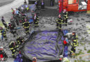 Bgld: Zweites Treffen Arbeitskreis „Waldbrand“ des Abschnitts 4 im Bezirk Mattersburg → Übung mit „Wasserblase“