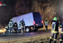 Oö: Bergung eines „eingegrabenen“ Kleintransporters in Gaflenz