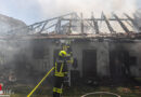 Nö: Erst brennt nur der Rasenmäher → höchste Alarmstufe → Wohnhausbrand in Fahndorf (Bezirk Hollabrunn)
