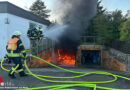 D: Garage in Hattersheim in Flammen → E-Bike-Akku als vermutlicher Auslöser