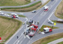 Nö: Bergungsarbeiten nach Kollision zweier Pkw an der B 5 in Waidhofen an der Thaya