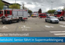 Bayern: Pkw kracht gegen Supermarkt-Eingangstür → eine Tote (73), ein Schwerverletzter 68) in Dinkelsbühl