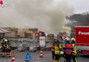 Schweiz: Starke Rauchentwicklung bei Brand in Hackschnitzelanlage beim Kloster in Einsiedeln