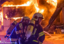 Bayern: Scheunengebäude bei Feuer in Hausham fast vollständig zerstört