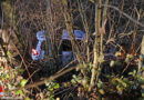 Oö: Pkw in Rottenbach in Strauchwerk gelandet