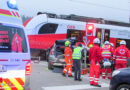 Oö: Von Schranken am Bahnübergang in Bad Goisern eingeschlossen → 35-Jährige verletzt