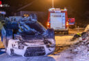 Nö: Pkw-Überschlag auf Schneefahrbahn in Kettenreith in Kilb