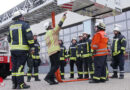 D: Drehleiterfortbildung zum Thema „Lasthebeeinsatz“ bei der Feuerwehr Celle
