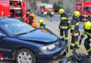 Stmk: Pkw in Neuberg a.d. Mürz mit Leitschiene kollidiert