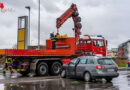 Nö: Unfall-Bergearbeiten bei Supermarkt in Melk