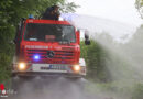 D: Wald- und Vegetationsbrandübung der Feuerwehren in Essen-Byfang mit Unterstützung der Hubschrauber-Fliegerstaffel der Polizei NRW