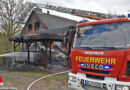 D: Carportfeuer in Hollenstedt zieht auch Wohnhaus in Mitleidenschaft