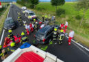 Stmk: Drei Verletzte (63, 64, 82) bei Frontalzusammenstoß mit Eingeklemmten auf B 78 in Weißkirchen