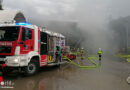 Stmk: 11 Feuerwehren bei Feuer in Abfallsortieranlage in Haus im Ennstal