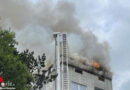 D: Dachstuhlbrand in Hochhaus in Landstuhl