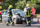 Oö: Verletzte durch Pkw-Frontalzusammenstoß auf B 139 in Traun