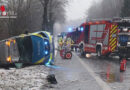 D: Straßenglätte im Raum Höxter → auch Polizei nicht vor schwerem Unfall gefeit