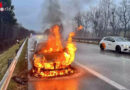 Schweiz: Pkw auf A 13 nach Leistungsabfall in Flammen