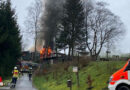 D: 3-stündige Brandbekämpfung an kleinem Wohnhaus in Drolshagen