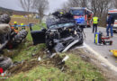 Bgld: Traktorlenker nach Unfall mit Pkw auf B 319 bei Rudersdorf eingeklemmt