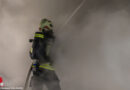D: Hoher Schaden bei Brand eines Feuerwehrhauses in Bechhofen